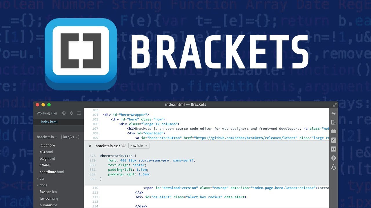 brackets editor download for pc