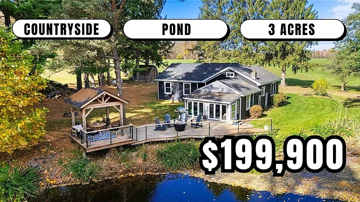 Dream Country Ranch Home with Fireplace, Pond, Acres, and Garage