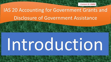 Lecture: Introduction | IAS 20 (FL052)