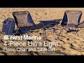 4-Piece Ultra Light Picnic Chair and Table Set - West Marine Quick Look 4-Piece Ultra Light Picnic Chair and Table Set - West Marine Quick Look