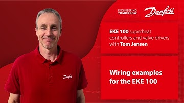 How to wire the EKE 100 superheat controllers and valve drivers