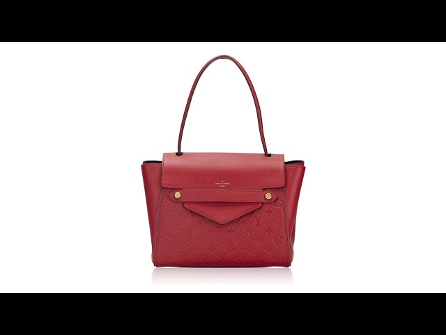 LOUIS VUITTON Red Trocadero Monogram Empreinte Leather Bag