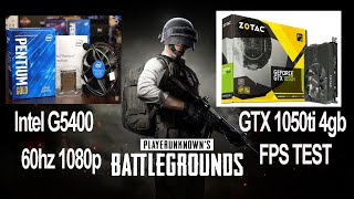 GTX 1050ti 4gb PUBG Steam Intel G5400 FPS Test 2021 GTX 1050ti 4gb PUBG Steam Intel G5400 FPS Test 2021