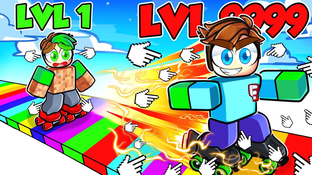 САМЫЙ БЫСТРЫЙ в Roller Skate Race Clicker (roblox)