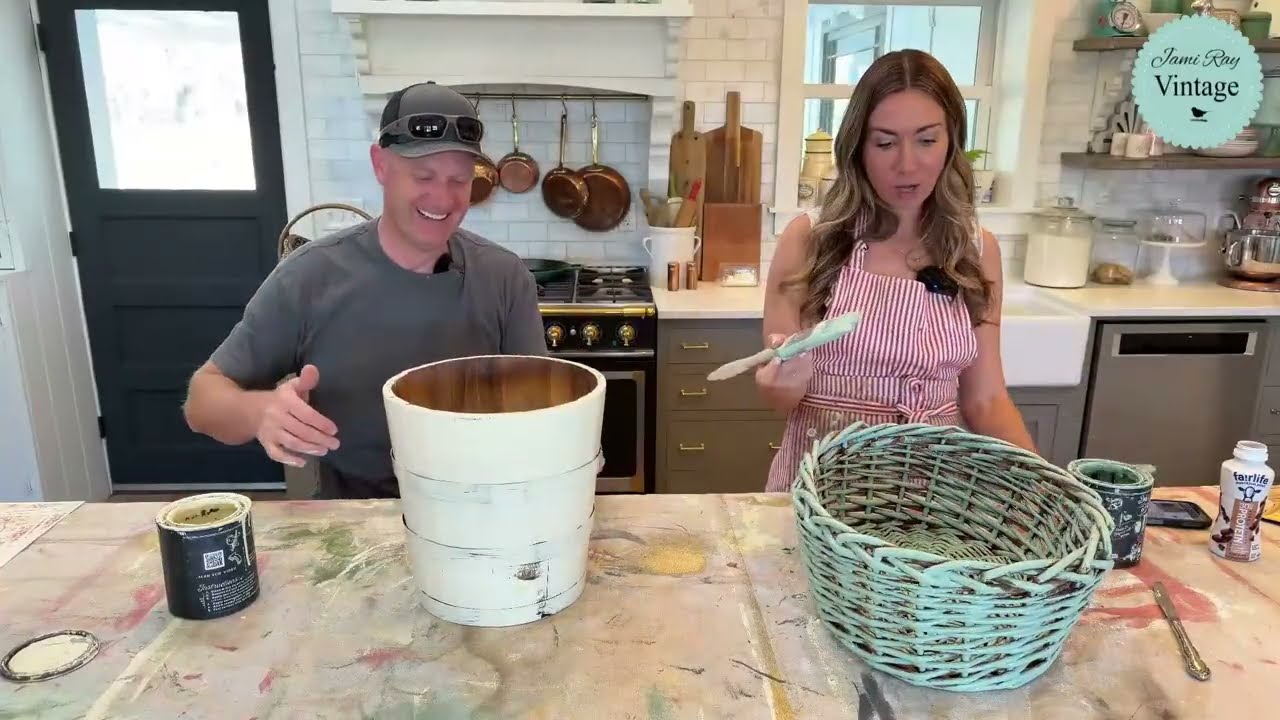 Spring Baskets and Buckets From The Barn Makeovers - YouTube