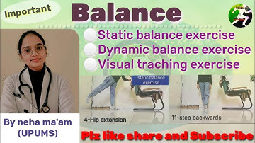 STATIC AND  DYNAMIC BALANCE EXERCISE || static exercise and test || Dynamics exercise and test