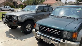 80 Series LandCruiser Vs. 2nd Gen Montero SR