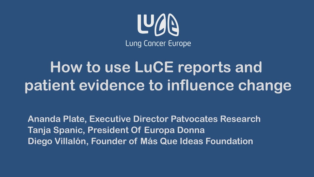 Luce Research Script How to use LuCE reports and patient evidence to influence change - YouTube