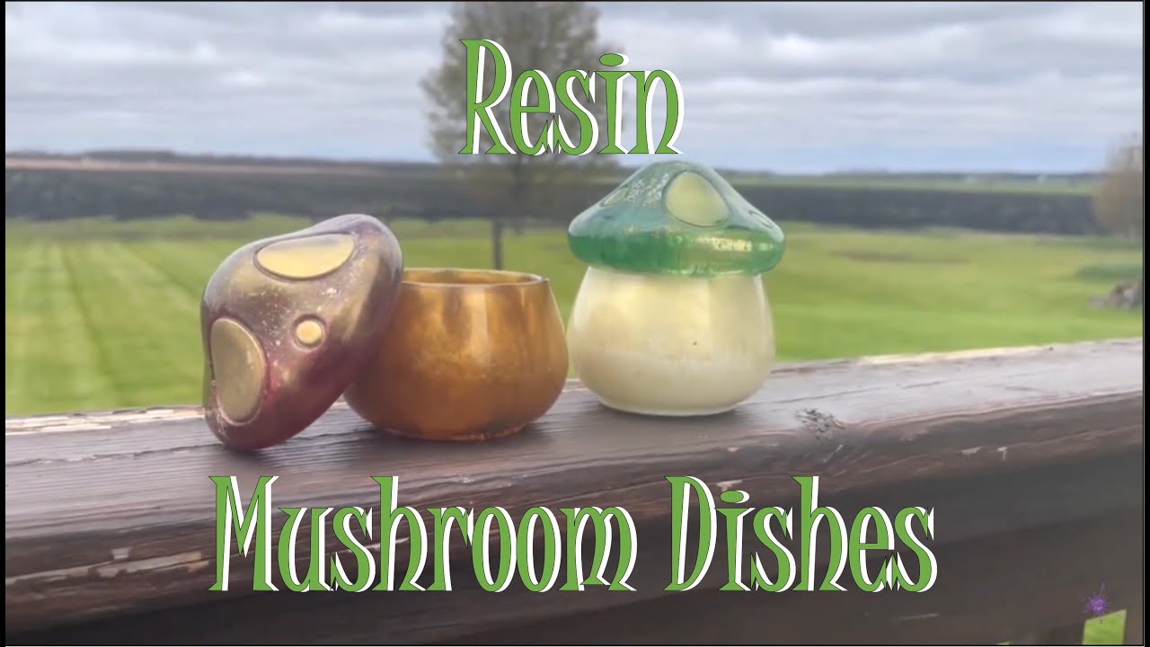 Resin Mushroom Dishes