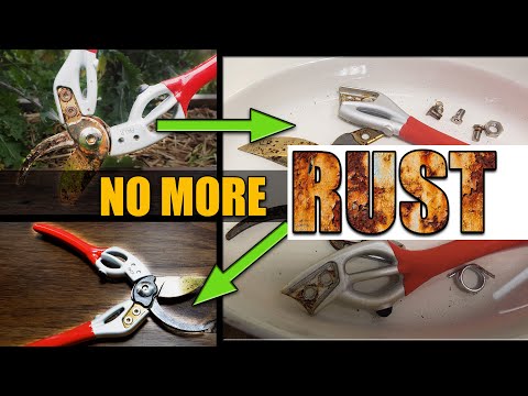 Video: Kan du forny rustne haveredskaber - rengøring af rust på haveredskaber
