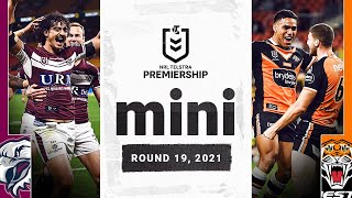 Des unleashes all the weapons | Sea Eagles v Wests Tigers Match Mini | Round 19, 2021 | NRL