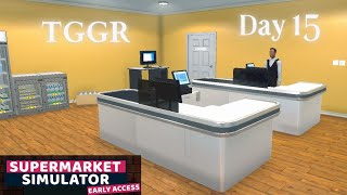 Buying the SECOND cash register! IT WORKS! | Supermarket Simulator Day 15