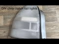 DIY ek hatch clear tail lights