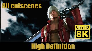 Devil May Cry 3 All cutscenes  8K (Remastered with Neural Network AI)