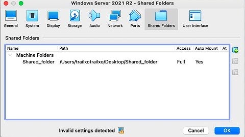 Installing a Shared Folder in a VM of Virtual Box