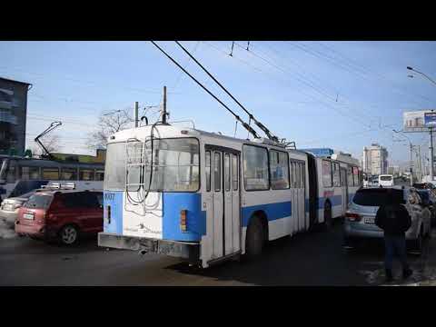 Троллейбус-гармошка ЗиУ-683 КВР