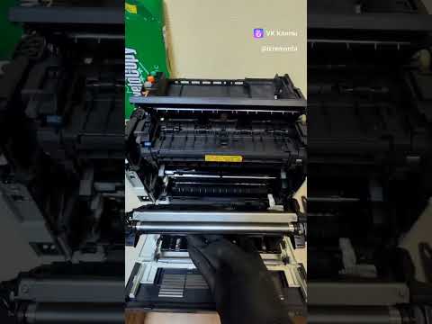 Принтер Kyocera FS-1040 стал печатать с белой полосой, также есть серый фон на листе