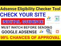 How To Check My Website Is Ready For Adsense Approval | Secret Spider To Track Adsense Approval