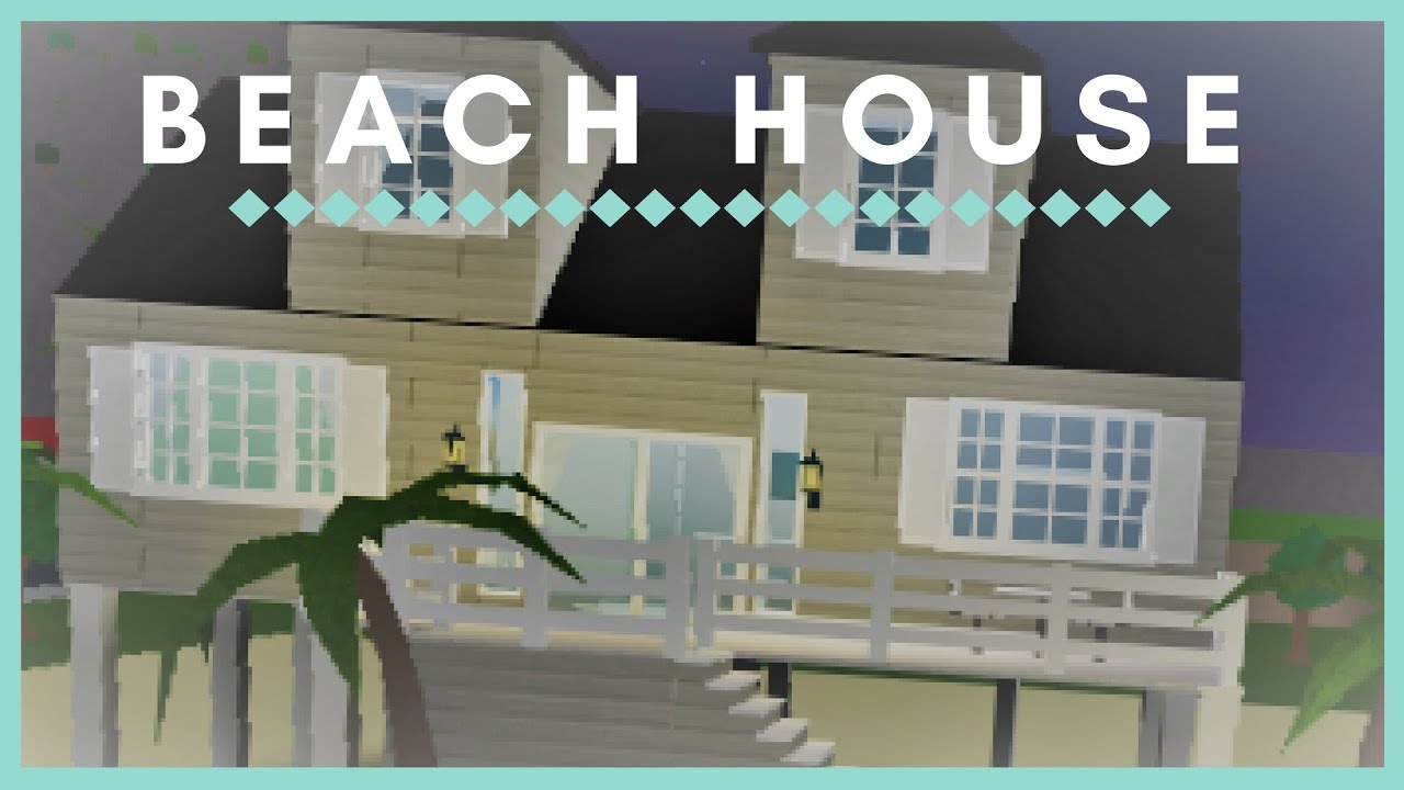 Roblox Welcome To Bloxburg Beach Home Youtube - roblox bloxburg beach house tour