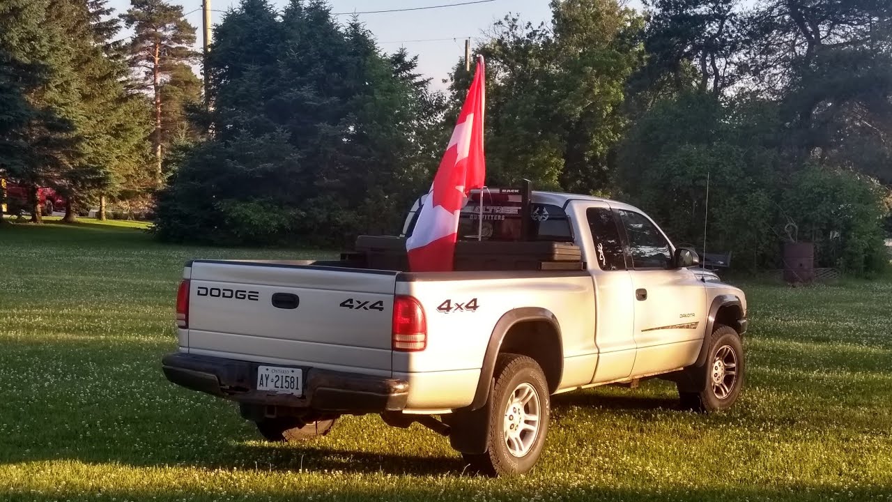 Cheap and easy flag mount for my truck.