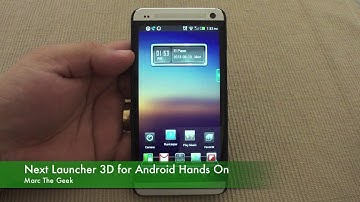 Next Launcher 3D for Android Hands On
