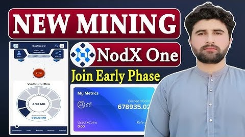 NodX One New Mining App | Join Early Phase | Rizwan Baloch 2.0