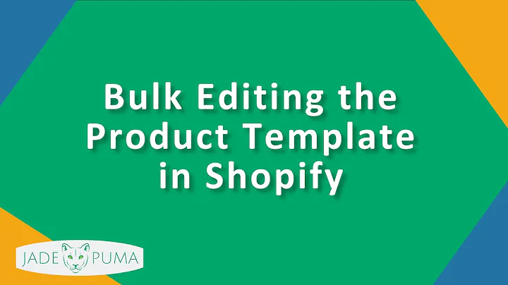Streamline Bulk Template Changes on Shopify