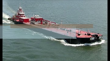 Finite Element Simulation of a Steel Barge Grounding Event