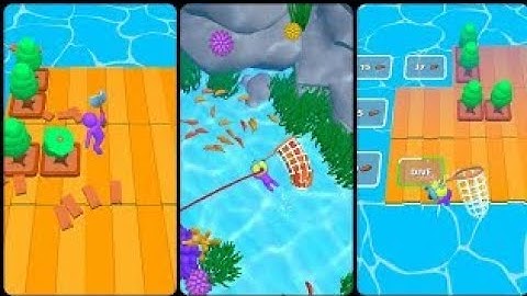Raft Adventure 3D - Gameplay Walkthrough Part 1 Tutorial Raft Survival On Sea & Cath Fish (Android)
