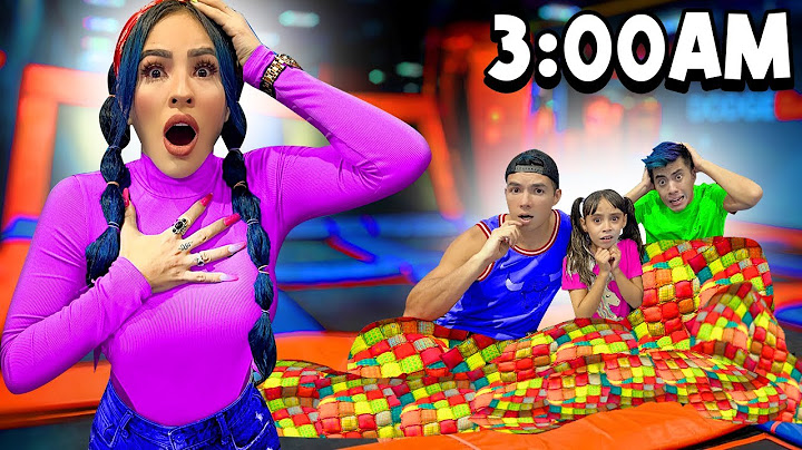 PASAMOS UNA NOCHE EN UN PARQUE DE TRAMPOLINES Y ESTO NOS PASÓ..😰 Karla Bustillos