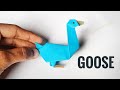 How to fold a paper goose 5minutecrafts origami diy
