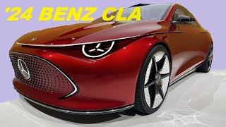 2024 MERCEDES-BENZ CONCEPT CLA–NEW ELECTRIC SALOON, PERFORMANCE IN CLEAR VIEWS; INTERIOR- EXTERIOR…