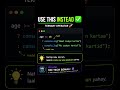 🚀 Stop Using If Else! JavaScript Ternary Operator #shorts