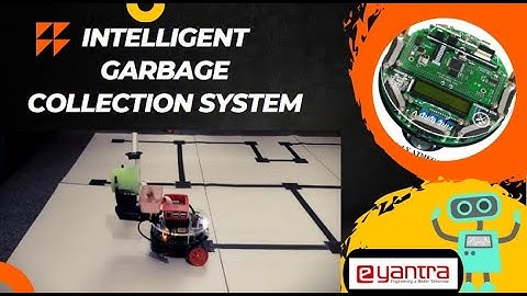 Intelligent Garbage Collection System | final year project | e-yantra | Fire Bird V ATMEGA2560 Robot