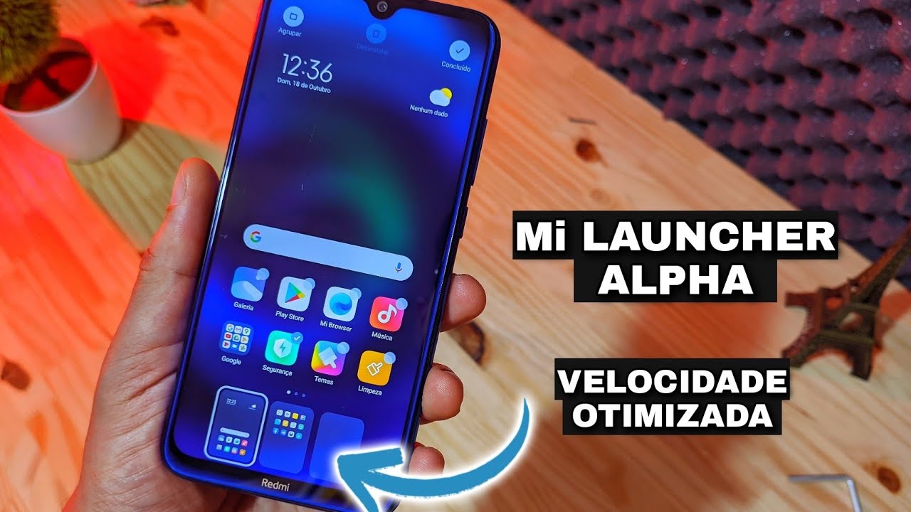 SAIU! NOVA Mi LAUNCHER ALHPA DA MIUI 12 - DEIXE SEU XIAOMI MAIS VELOZ E MAIS OTIMIZADO - BOOM 🔥🔥🔥