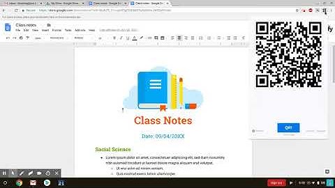 Creating a QR Code using Chrome Extensions