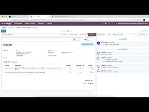 How to connect Amazon to Odoo V15