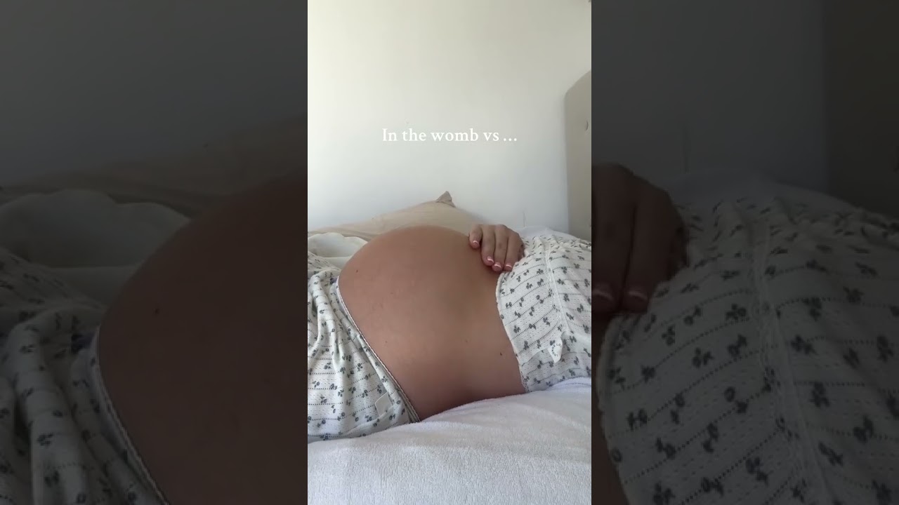 It's so crazy to think she spent the last9 months in my belly & now she's here 😐