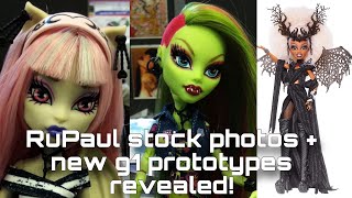 MONSTER HIGH NEWS! Original Rochelle and Venus prototypes revealed + RuPaul stock photos!