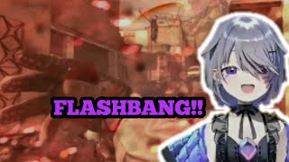 Koseki Bijou COD MW2 Flashbang Fail - Hololive Funny Moment