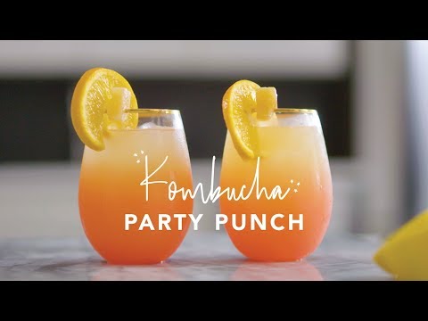 How to make ginger kombucha punch with rum | Well Done