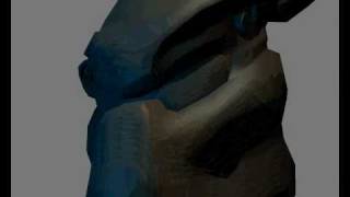 predator bio helmet 3d model