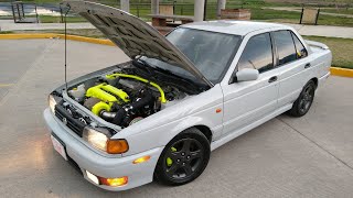 ¡Nissan Tsuru con swap 2.0 SR20 Turbo! Fashion Grey.