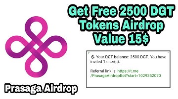 Claim Free 2500 DGT Tokens Airdrop in Trust Wallet | Prasaga Airdrop | My Crypto Diary