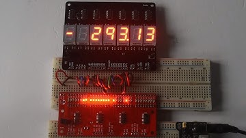 Part 4 : 7-digit seven segment display module using Arduino UNO through 32-bit shift register module