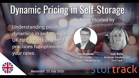 StorTrack Webinar: Dynamic Pricing in the UK Self Storage Market