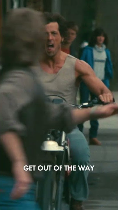 RAMBO: FIRST BLOOD - Bike Chase - Sylvester Stallone #shorts