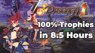 Disgaea 1 Complete - 100% Trophies in 8.5 Hours (8:32:44)