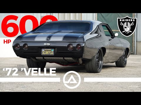 Raider Nation 600HP 1972 Chevelle Restomod with Line Lock, Two Step and Tire Shredder