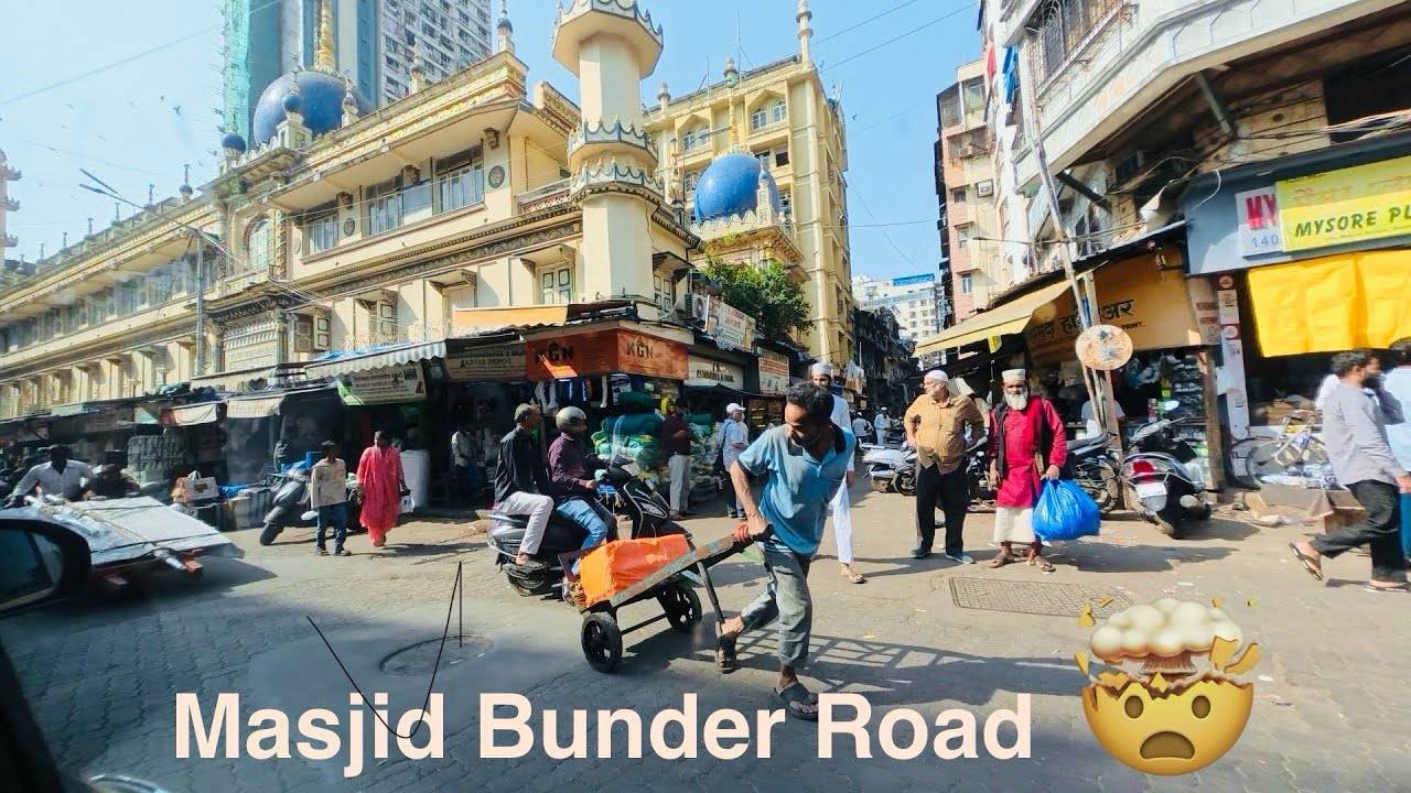 Unfiltered India | Crowded Mumbai Market! Masjid Bunder Road Hustle 🚨🛍️